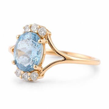 Zonder minimumprijs - Ring - 14 karaat Geel goud - 1.35ct., Nieuw