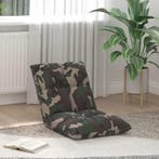 vidaXL Vloerstoel Leger Groen 50 x 61 x 57 cm Stof, Verzenden, Nieuw