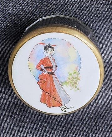 Sieradendoos - Glas, 925, Emaille