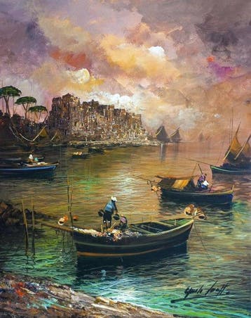 Guido Vuotto (1964) - Castel dellOvo (Napoli), Antiek en Kunst
