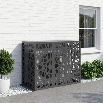 vidaXL Air Conditioner Hoes Antraciet 110 x 50 x 80 cm Staal, Verzenden, Nieuw