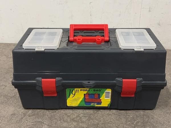 Veiling - 3x Port-Bag gereedschapskoffer met organizers 48x2, Bricolage & Construction, Boîtes à outils