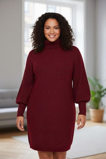No.1 by OX jurk gebreid colXL=54-56Maat 46/48 (XL) of groter, Kleding | Dames, Jurken, Verzenden, Nieuw, Maat 46/48 (XL) of groter
