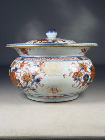 Pot - Grote schotel / terrine met deksel in Chinees, Antiek en Kunst