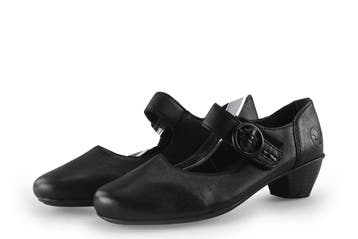 Rieker Pumps in maat 38 Zwart, Verzenden, Pumps