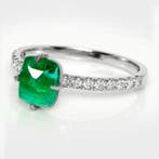 Sans prix de réserve - Bague - 14 carats Or blanc, IGI 1,25, Nieuw