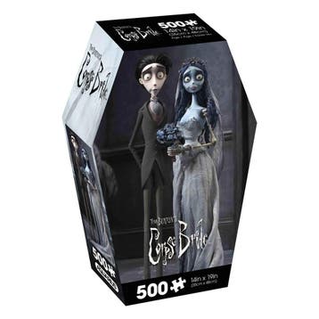 Corpse Bride Victor and Emily Coffin Puzzel (500 stukken), Ophalen of Verzenden