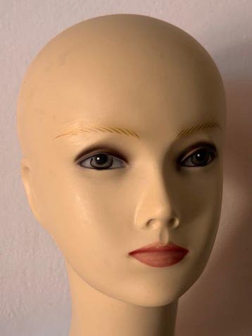 Mannequin - Vintage Female Mannequin Head from an Italian