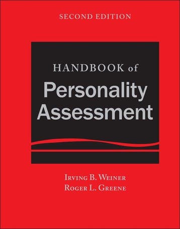 Handbook of Personality Assessment 9781119258889, Livres, Verzenden, Irving B. Weiner
