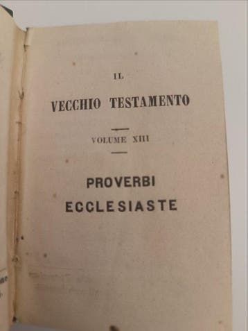 M.r. Antonio Martini - La Sacra Bibbia secondo la Volgata -