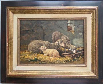 Charles Ferdinand Ceramano (1831-1909) - Bergerie