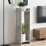 vidaXL Plantenstand met plank 2 pcs Beton Grijs 30 x 30 x, Tuin en Terras, Verzenden, Nieuw