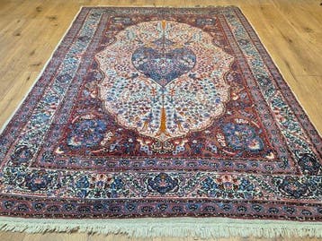 Exclusief Oriëntaals tapijt in Kashmir-Ghom-stijl met