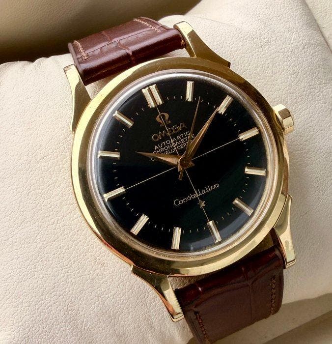 Omega - Constellation Chronometer 18K Solid Gold - 2852 SC -, Handtassen en Accessoires, Horloges | Heren
