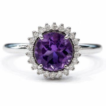 Sans prix de réserve - Bague Argent - 1.43ct. tw. Améthyste, Nieuw