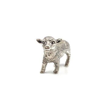 Miniatuur figuur - Lamm - .925 zilver