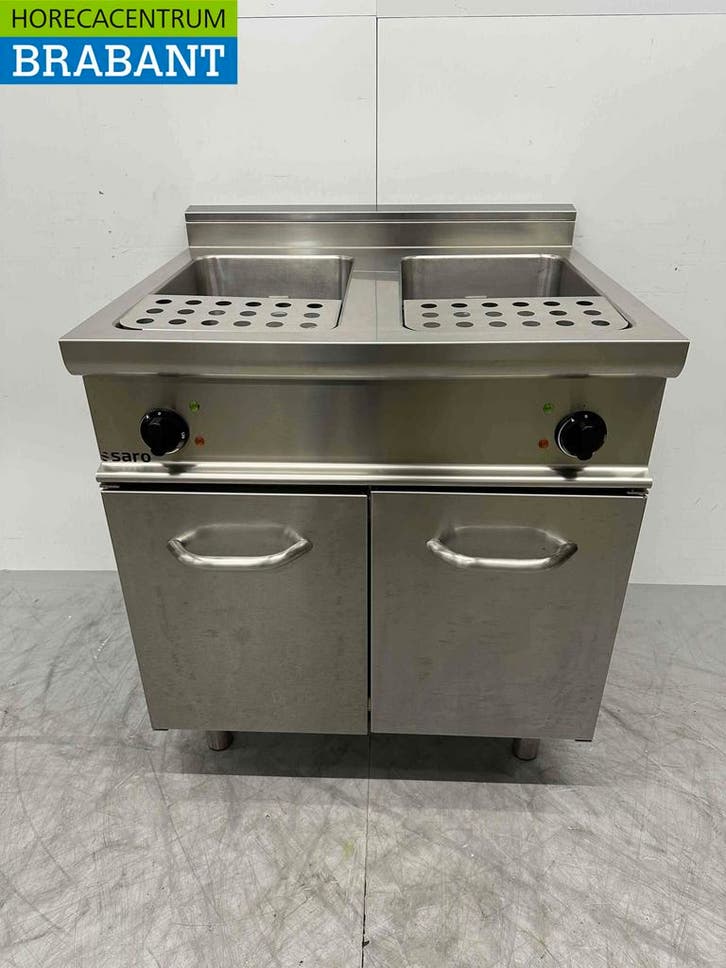 Cuiseur de pâtes Saro en acier inoxydable 2 x 28 litres 400V, Articles professionnels, Horeca | Autre, Envoi