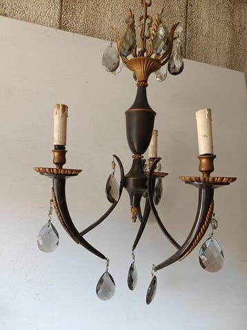 Plafondlamp - Metaal, Messing