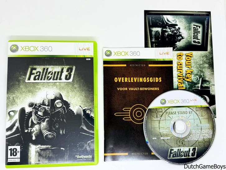 Xbox 360 - Fallout 3, Games en Spelcomputers, Games | Xbox 360, Gebruikt, Verzenden