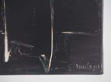 Pierre Soulages (1919-2022) - Peinture 27 aout 1958