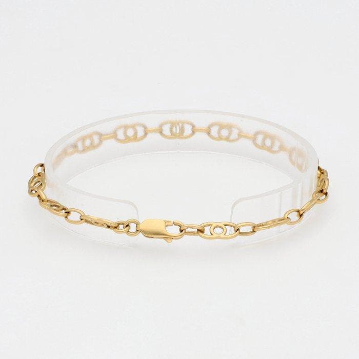 Armband - 18 karaat Geel goud, Handtassen en Accessoires, Armbanden
