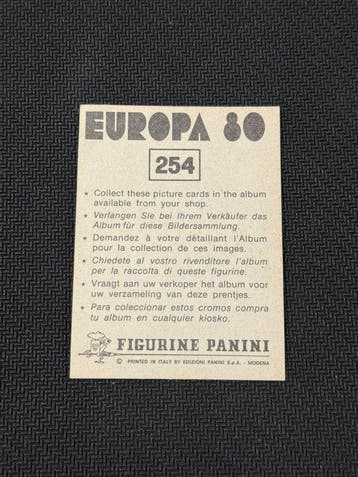 1980 Panini Europa 80 Badge Sverige Sticker - Light Played