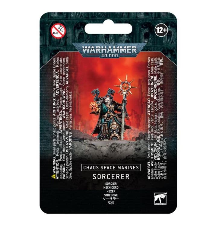 Chaos Space Marines Sorceror (Warhammer 40.000 nieuw), Hobby & Loisirs créatifs, Wargaming, Enlèvement ou Envoi