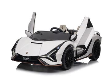 Lamborghini Sian, 2-persoons 24 volt elektrische kinderauto, Ophalen of Verzenden, Nieuw