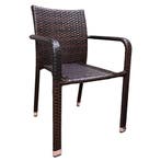 Stoel | BARI | Aluminium Rotan/Aluminium | Brown |, Verzenden, Nieuw in verpakking