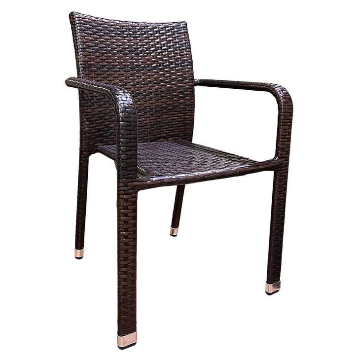 Stoel | BARI | Aluminium Rotan/Aluminium | Brown |, Articles professionnels, Horeca | Équipement de cuisine, Envoi