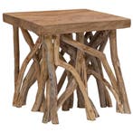 vidaXL Salontafel takken 40x40x40 cm gemengd gerecycled hout, Verzenden, Nieuw