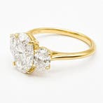 Zonder minimumprijs - Ring - 14 karaat Geel goud - 2.66ct., Nieuw