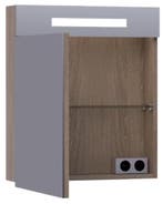 2dekans | Brauer Spiegelkast 2.0 - 60 x 70 cm - Legno viola, Huis en Inrichting, Ophalen of Verzenden, Nieuw