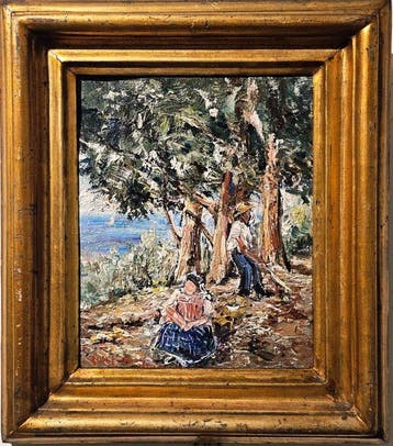 Guido Casciaro (1900-1963) - Coppia di contadini