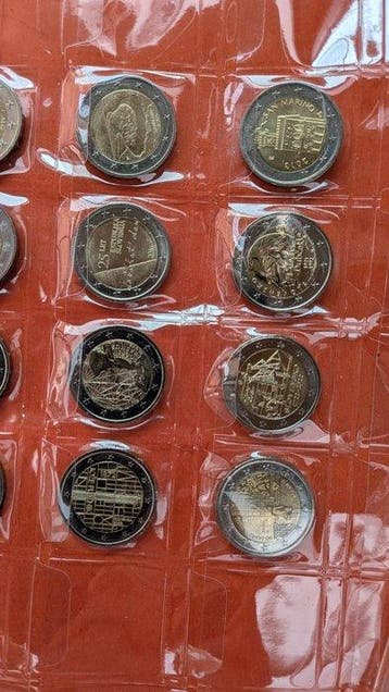 Europa. 1 Euro / 2 Euro Various Years (19 coins) (Zonder, Postzegels en Munten