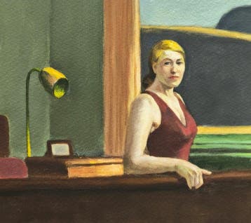 Edward Hopper (1882-1967) (after) - Western Motel, 1957, Antiek en Kunst