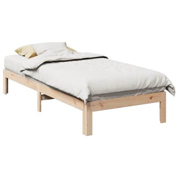 Grenen Bedframe 90x200 | Retour Deal | Nu 54% voordeliger, Gebruikt, 90 cm, Verzenden, 200 cm
