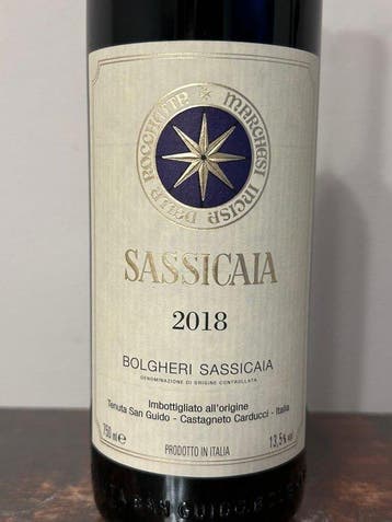 2018 Tenuta San Guido Sassicaia - Super Tuscans - 1, Verzamelen, Wijnen, Nieuw