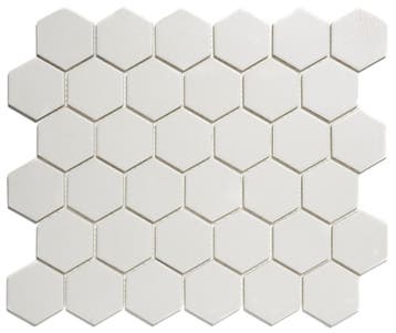 Wand & Vloer Mozaïek Tegels Factory Hexagon Keramiek Wit..., Doe-het-zelf en Bouw, Tegels, Keramiek, Nieuw, Ophalen of Verzenden