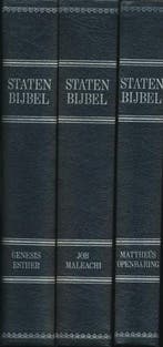 Statenbijbel set 3 delen 9789033100406 Jacob en Pieter Keur, Verzenden, Gelezen, Jacob en Pieter Keur