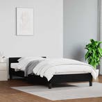 vidaXL Bedframe met hoofdeinde zonder matras 100x200 cm, Verzenden