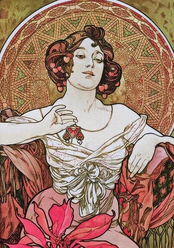 Alphonse Mucha (1860-1939) (after) - The Precious Stones:, Nieuw