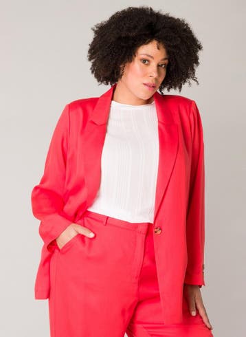 YESTA roze blazer lycocell3(52)Maat 46/48 (XL) of groter, Verzenden, Nieuw, Maat 46/48 (XL) of groter, Overige kleuren