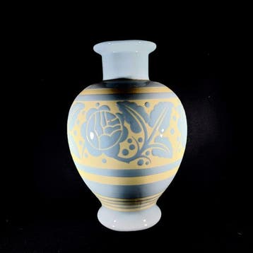 Boch fréres keramis - Vaas - Form 1167 decor 2710 rare ! -