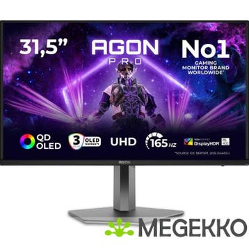 AOC AGON PRO AG326UD 32  4K Ultra HD 165Hz OLED Gaming, Verzenden, Nieuw
