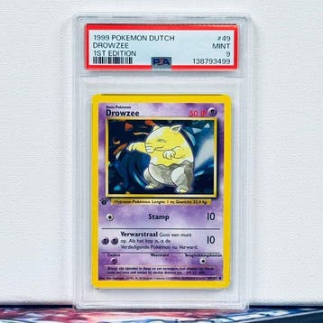 Pokémon Graded card - DROWZEE #49 1ST EDITION - Pokémon -