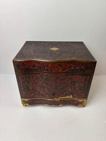 Drankkast - Napoleon III Boulle-stijl likeurenkast,, Antiquités & Art