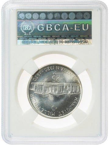 Turkije. 25 Lira 1970 - MS66, Postzegels en Munten
