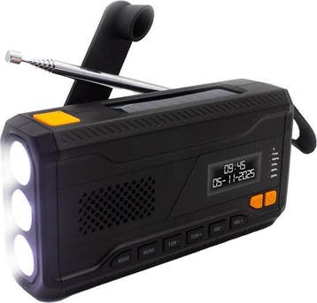 2dekans | Denver Noodradio - Powerbank Zonne-energie - DAB &, Audio, Tv en Foto, Ophalen of Verzenden, Nieuw