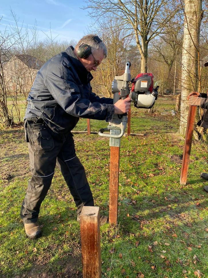 Rhino palenrammer/palenklopper/motorheihamer, Tuin en Terras, Hand-tuingereedschap, Overige soorten, Nieuw, Ophalen of Verzenden